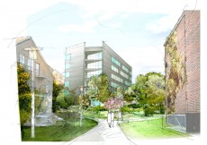 Lunds nation har stora planer för det gamla Landsarkivet. Bild: Fojab arkitekter