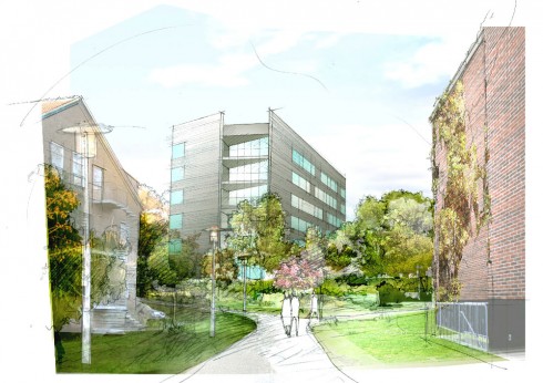 Lunds nation har stora planer för det gamla Landsarkivet. Bild: Fojab arkitekter Lunds nation har stora planer för det gamla Landsarkivet. Bild: Fojab arkitekter
