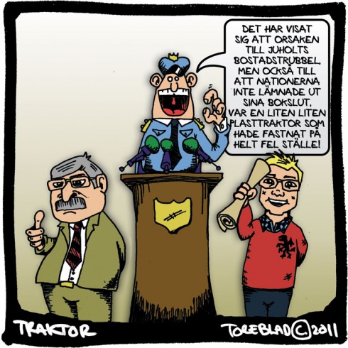 Traktor. Fredrik Toreblad