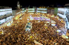 Protester i spanien. Källa: Wikimedia