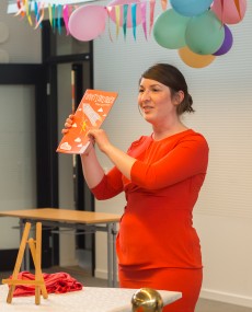 Magdalena Stadler är ansvarig för Lundakarnevalens tidning Framtidningen. Foto: Xche Balam