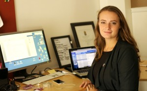 Carolina Norlin, studentlundskoordinator. Foto: Casper Danielsson