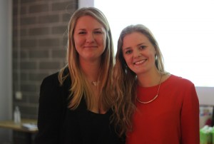 Olivia Öhrström och Sandra Jönsson. Foto: Riley Sims